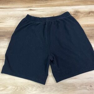 Jambys Sleep Shorts Mens M Waffle Knit Tencel Blend Navy Blue Modern Loungewear